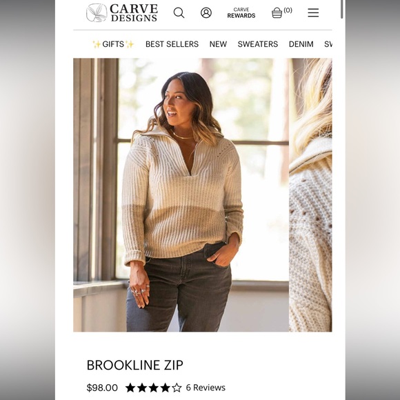 NWOT Brookline Quarter Zip Sweater 🍂 - Picture 2 of 10